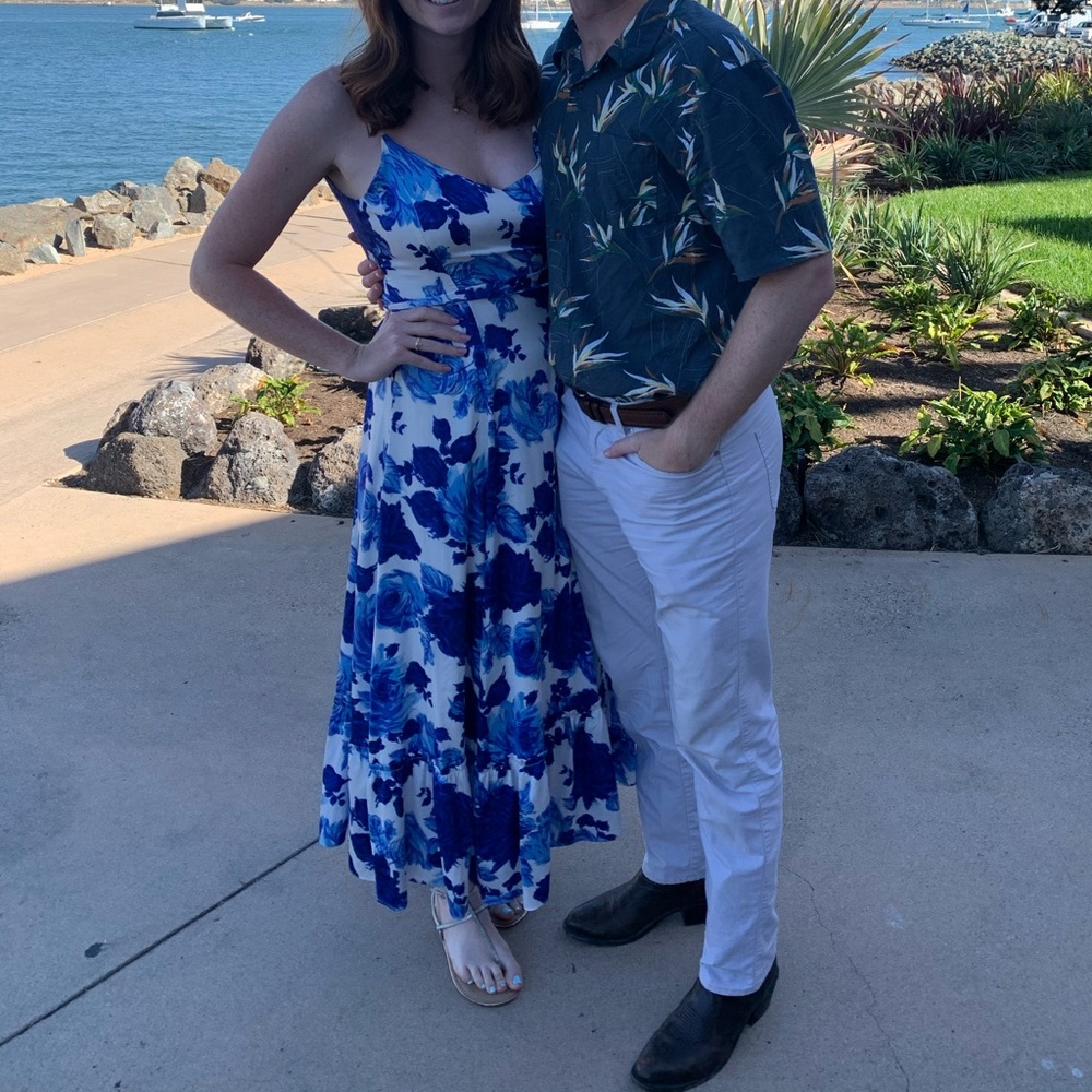 Silk flowy dress from Dillards. Worn a few times